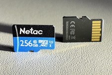 256GB Memory Card MicroSDXC U1 UHS 1 Memory Card GoXtreme Black Hawk Cam