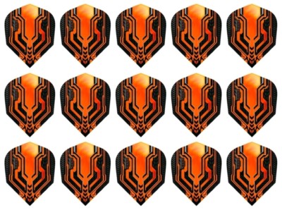 5 New Sets Harrows Plexus Standard Dart Flights - Ships w/ Tracking - Orange