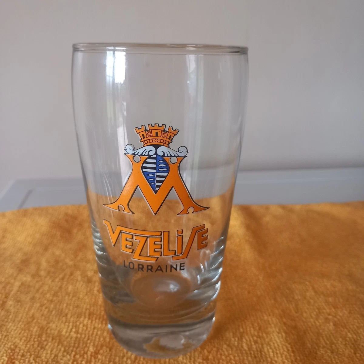 Cendrier Publicitaire Bière Vezelize – Bière De Lorraine – Verre Blanc