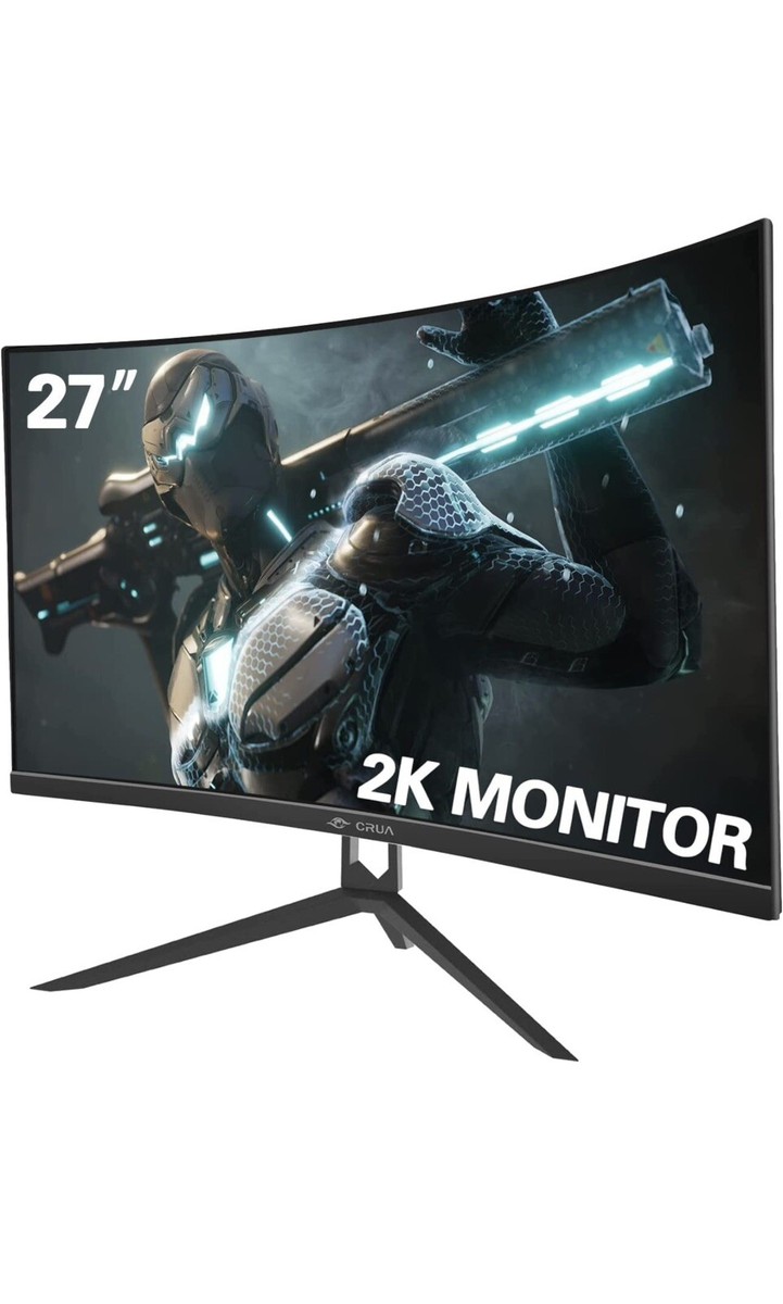 Crua 25 Inch 1440p 144hz Monitor CRUA 27 Inch Monitor 2560/1440p