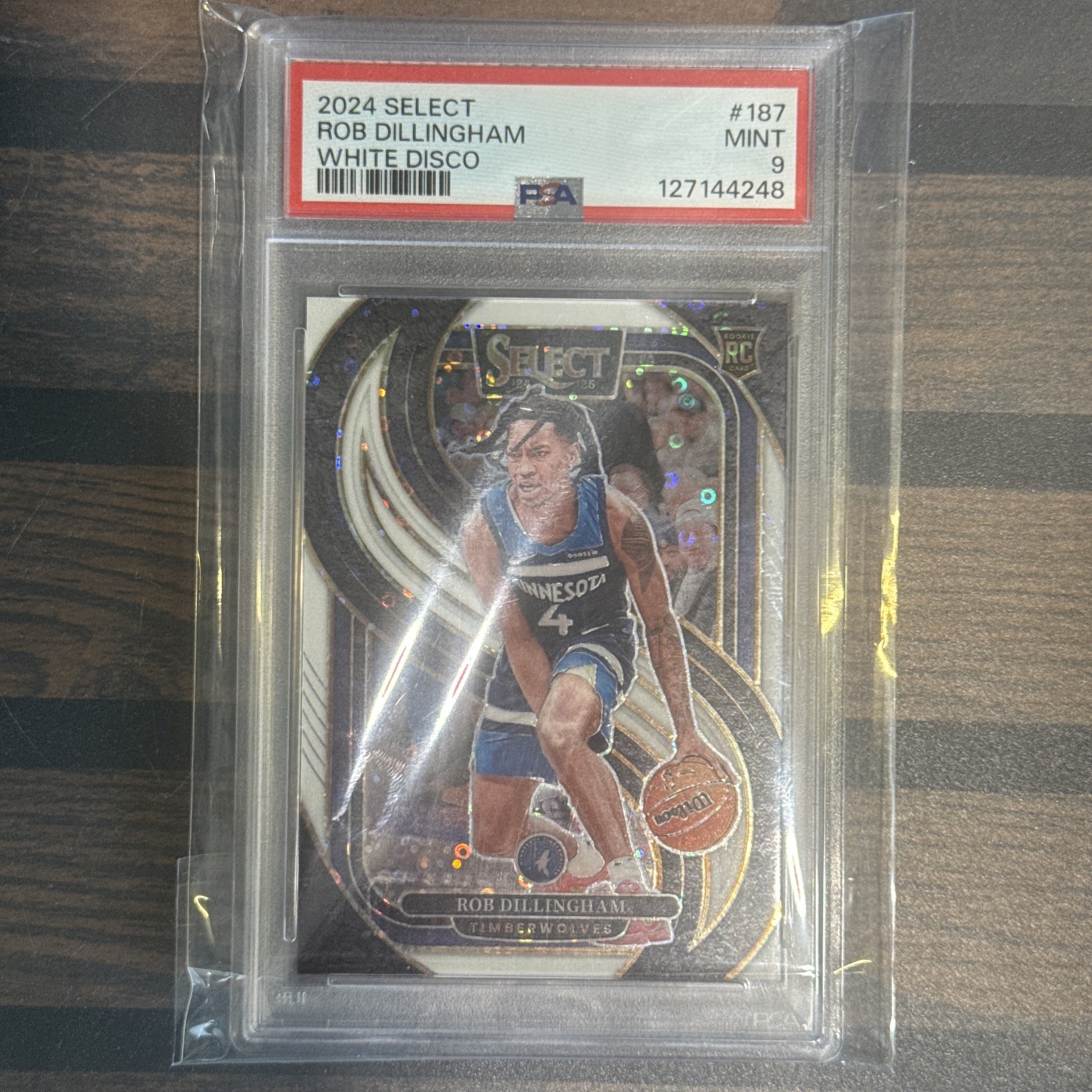 2024-25 Select - Premier Level Robert Dillingham #187 White Disco Prizm /75