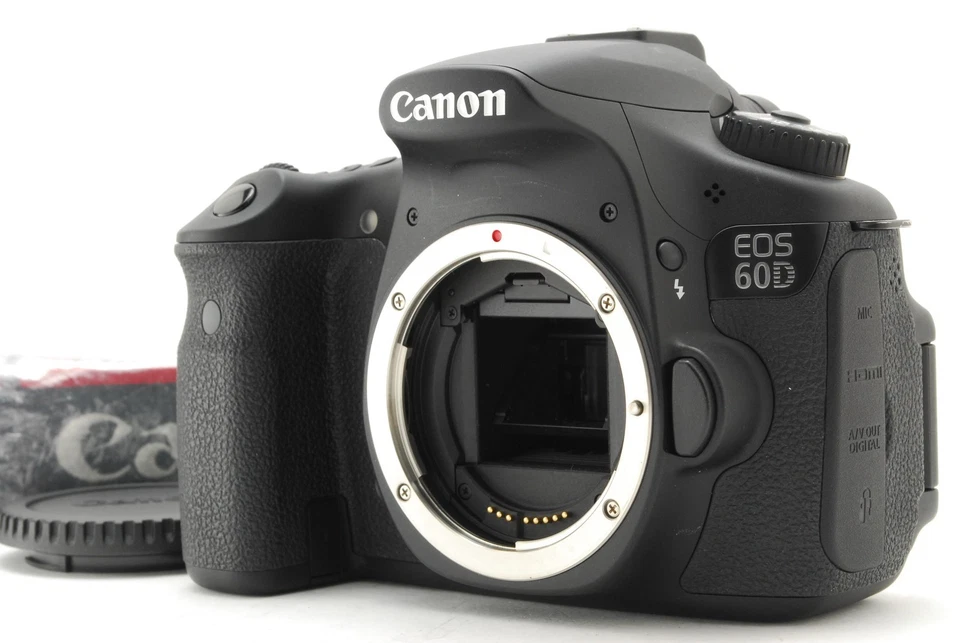 S/C4,630 [TOP MINT in BOX] Canon EOS 60D Digital SLR Camera Black Body JAPAN - Image 3 of 4