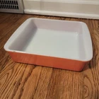 Vintage Pyrex PINK FLAMINGO #222 Square 8"x8"x2" Brownie Cake Baking Dish