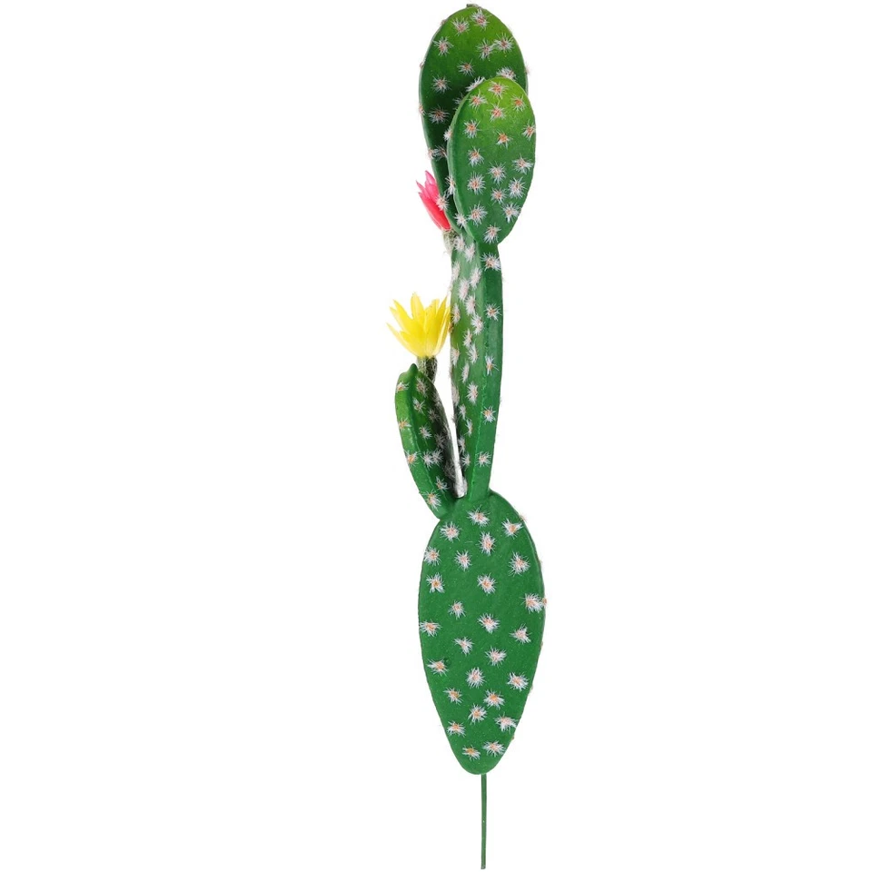 Cactus artificiels en plastique, plantes d'extérieur, décoration de Cactus, - Photo 4/4