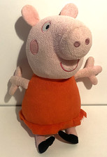 Peppa Pig Just Play Plush 15" Stuffed Animal Toy Large Super Soft Red Dress
