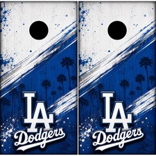 Los Angeles Dodgers Cornhole Board Vinyl Wrap Skins Laminated Decal Sticker