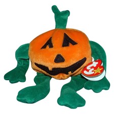 Ty Beanie Baby Pumkin - MWMT Pumpkin 1996 Halloween