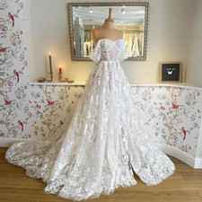 Flower Wedding Dresses Bride Appliques Off Shoulder Sweetheart Vestidos De Novia