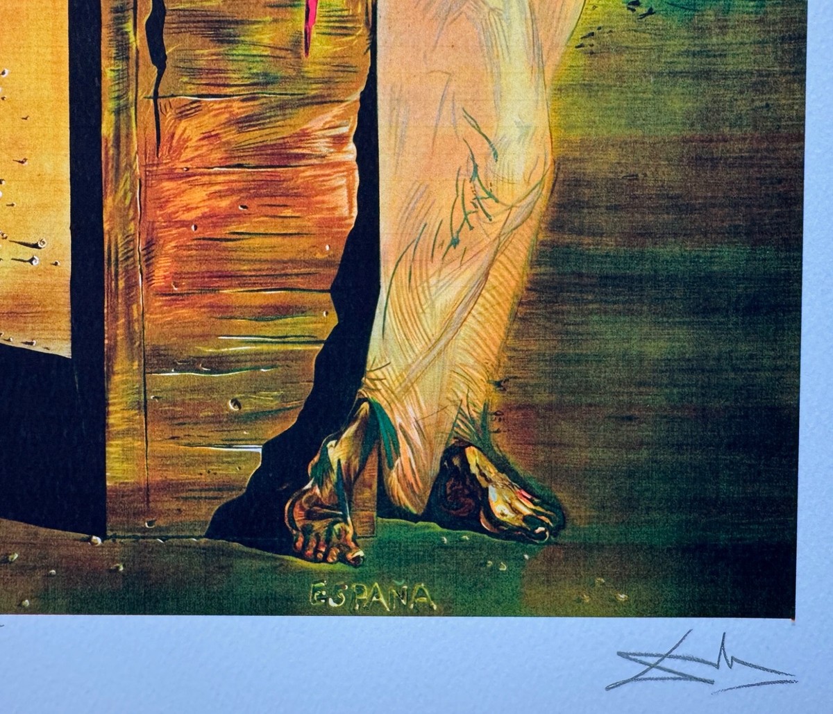 Salvador Dali ESPANA Facsimile Signed Limited Edition Giclee Art