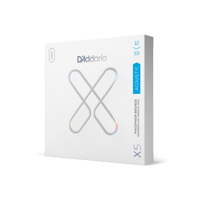 DAddario XS Phosphor Bronze 3 Pack 12 - 53