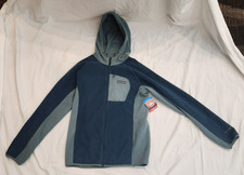 Columbia M Outdoor Tracks Hooded Full Zip Men's Small Teal New W/ Tags MSRP 85