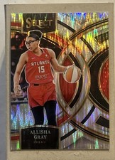 2024 Panini Select WNBA - Premier Level Allisha Gray #114 Silver Flash Prizm