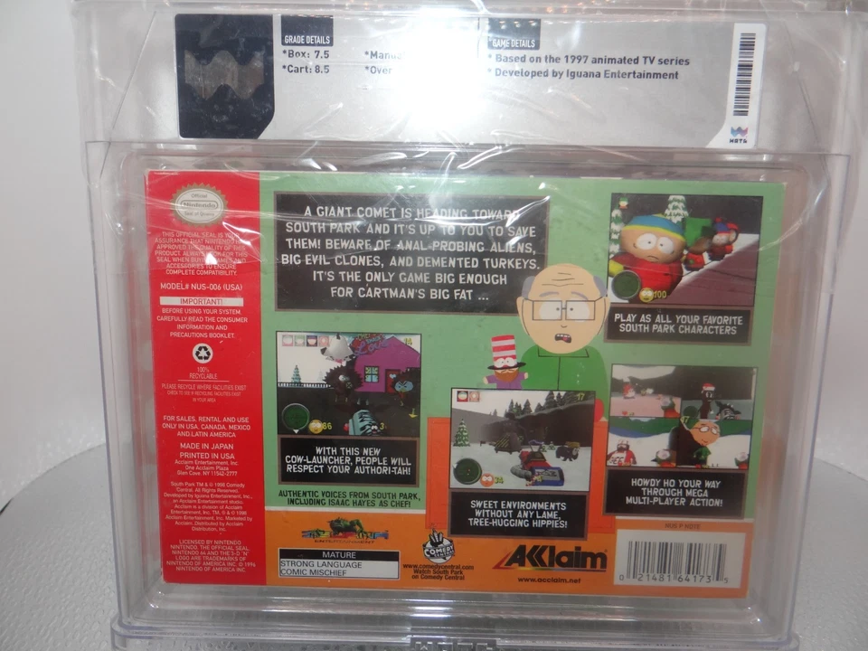 SOUTH PARK 8.0 N64 WATA graduado Foto 2 de 4
