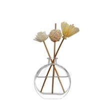 1Pcs 150ml/5oz Empty Refillable Clear Glass Diffuser Bottles Aromatherapy Jar...