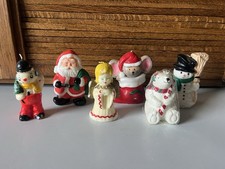 Vintage Santa Clause Christmas Candle Lot Of 6 St. Nicolas Christmas Decor CUTE