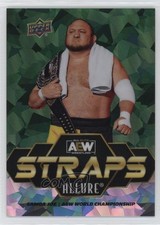 2024 Upper Deck Allure AEW Straps Green Quartz 35/99 Samoa Joe #S-1 uf7