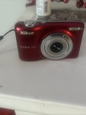 Nikon Coolpix L25 Digital Camera  red . 10.1MP TESTED WORKING