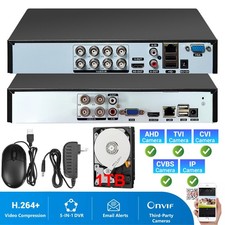 5MP 4/8 Channel Security Camera DVR System H.265 Surveillance DVR Recorder USA