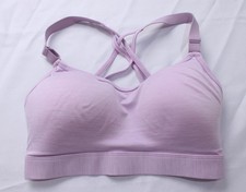 PINK by Victoria's Secret Women's Relay Strappy Sports Bra CN6 Pink Small DD 