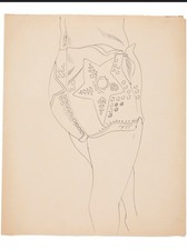 Andy Warhol - Torso ( With Pants ) | Drawn Circa 1956  - Estate Authenticated