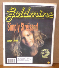 Barbra Streisand cover Goldmine magazine March 5, 1993 issue number 329