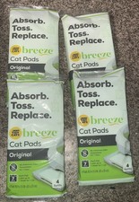 New Lot Of 4 Tidy Cat Breeze Multi-cat 4-Pad Refill - 16 Total Pads