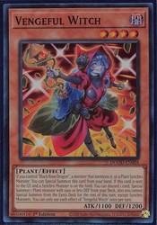 Vengeful Witch DOOD-EN004 Doom of Dimensions Super Rare 1st Edition