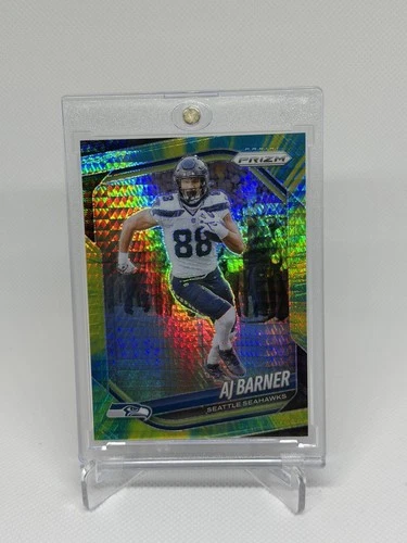 2025 Panini Prizm - AJ Barner #297 Hyper Prizm /200