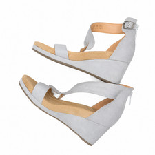 Dream Pairs Women's Open Toe Ankle Strap Back Zip Platform Casual Wedge Sandals