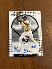 Mahki Backstrom 2018 Leaf Perfect Showcase Black Auto MB1 Braves Astros /50