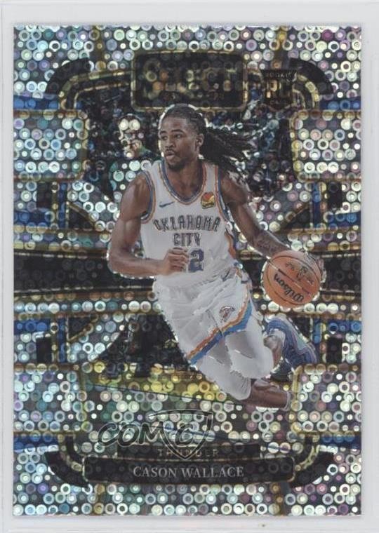 2023-24 Panini Select Concourse Disco Prizm Cason Wallace #88 Rookie RC 9cr