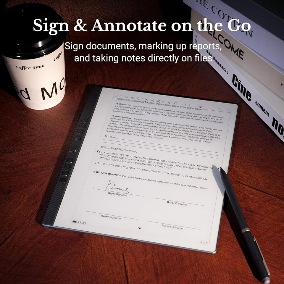 Penstar eNote Paper Tablet Bundle Electronic 10.3-inch Pen Only Writing Tablet - Image 4 of 4