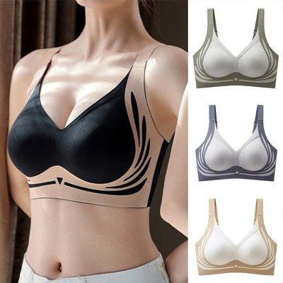Nahtloser Neckholder-BH mit Vollschale für Damen geeignet für Freizeit- und Fitnesskleidung