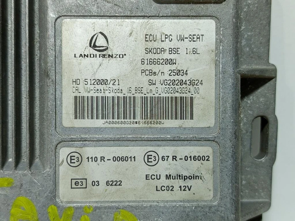 CENTRALINA GPL PER SKODA Octavia S. Wagon 4° Serie 61666200W BSE benzina 1595  - Immagine 3 di 3