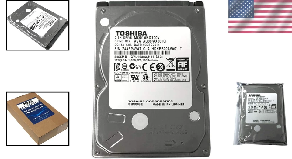 Actualiza tu PS3/PS4 con unidad de disco duro SATA de 1 TB 5400 RPM - 3 años de garantía Foto 2 de 4