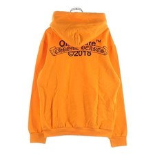 CHROME HEARTS OFFWHITE Logo Hooded Sweat Hood...