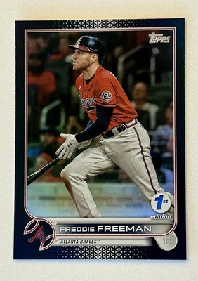 RARE Black - 2022 Topps First Edition - FREDDIE FREEMAN  /25 Braves Dodgers