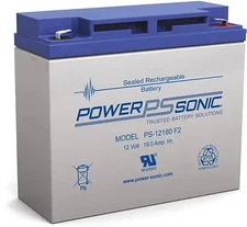 Power-Sonic PS-12180 NB 12V 18Ah AGM Rechargeable Battery