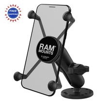 Universal Large Phone Mount Holder RAM Mounts X Grip with Drill Down Base
