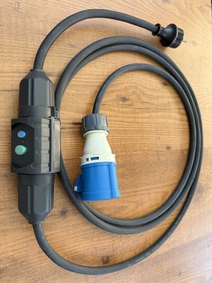 Einspeisekabel CEE Camping Adapter für Powerstation 4m mit FI (RCD) IP67