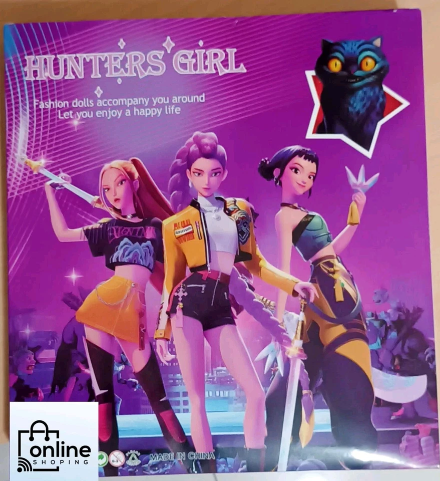 Cosplay Kpop Demon Hunters Bambole, K Pop Figure Giocattoli da Collezione - Immagine 2 di 4