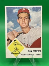 1963 Fleer Set-Break # 53 Don Demeter Clean No Creases