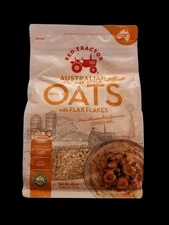 《NEW》Red Tractor Australian Creamy Style Instant Oats With Flax Flakes, 26 oz