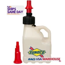 Sunoco Race Jugs R3100CL-FF, One Clear Sunoco 3 Gallon Utility Jug W/ Fastflo 