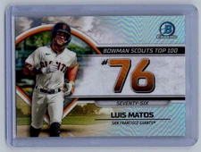 2023 Bowman #BTP-76 Luis Matos Bowman Scouts Top 100