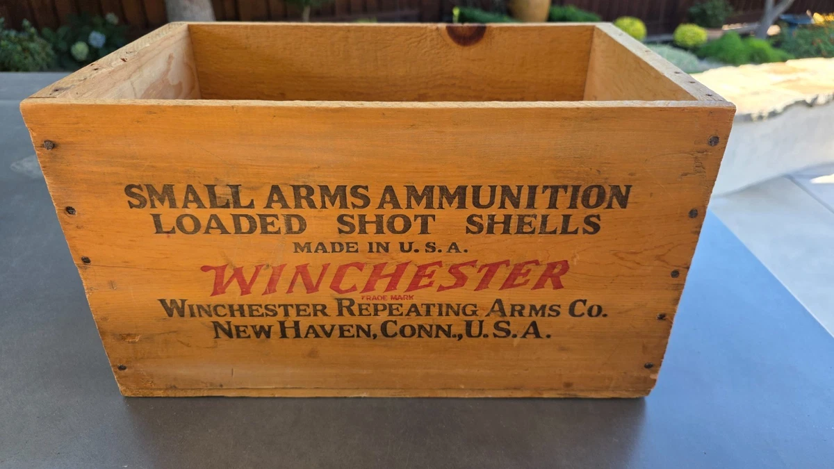 Winchester Vintage Wooden Hunting Ammo Boxes for sale - eBay