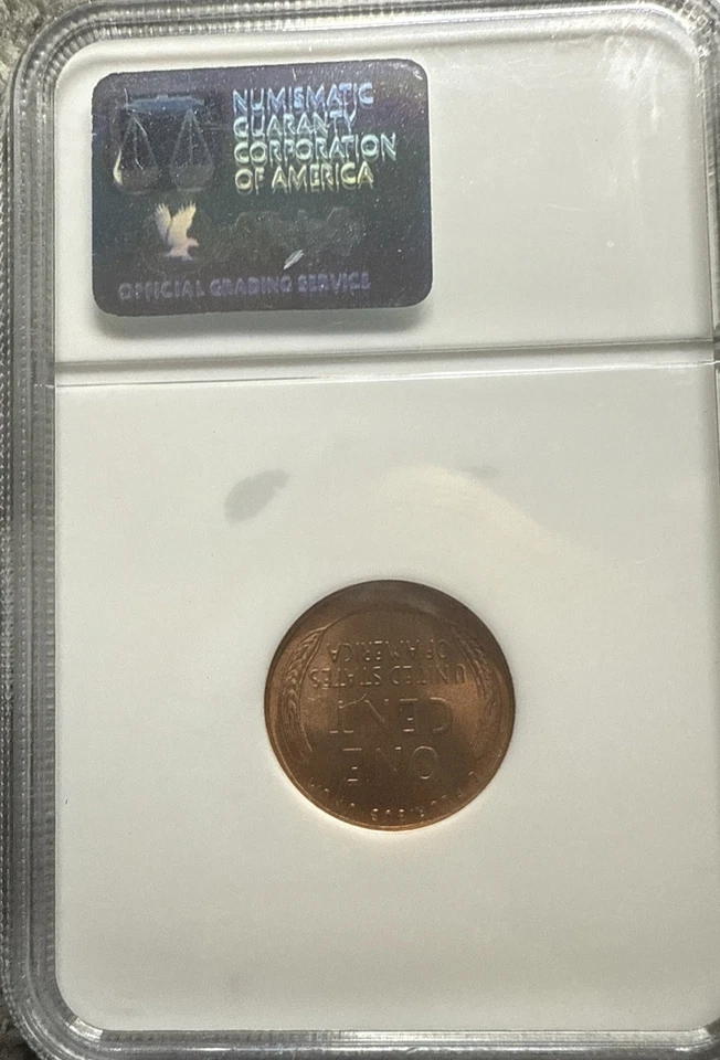 NGC MS67 RD – 1945-S Lincoln Cent – Blazing Red Mint State Beauty! - Image 3 of 4