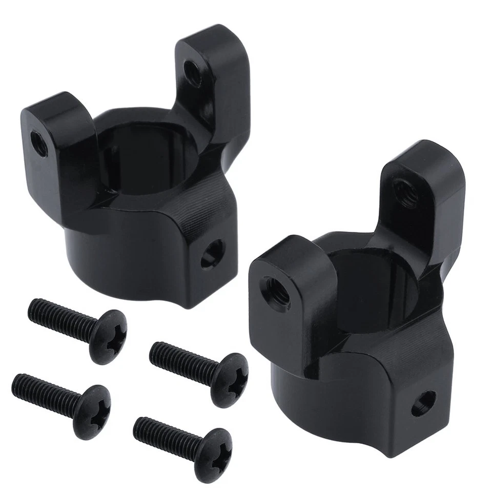 Juego de nudillos de aluminio de dirección y portacubos en C (L/R) para AXIAL SCX10 AX90022 A... Foto 4 de 4