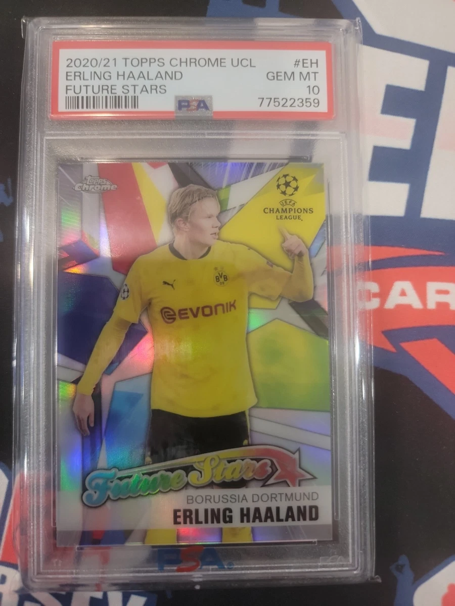 2020-21 Topps Chrome UCL Erling Haaland #FS-EH for sale | eBay
