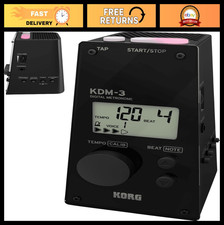 Digital Metronome with Memory Backup  Auto Power-Off - Black, Music Practice To